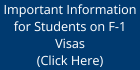 Important Information for Students on F-1 Visas